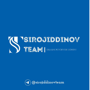 Sirojiddinov Team Logo