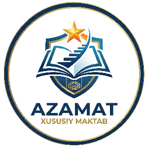 Azamat xususiy maktabi Логотип